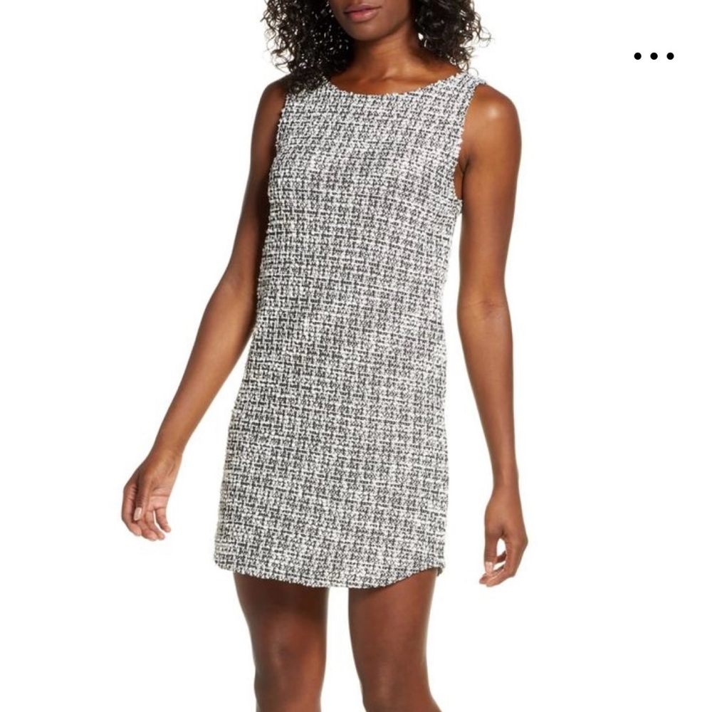 BB Dakota Jazlyn Tweed Shift Minidress